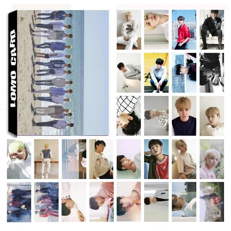 Фотоальбом KPOP Seventeen Team 3 коллекция 30 шт./компл. фотооткрытка с надписью Love HD ПВХ