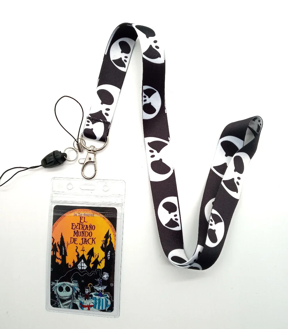 1 шт. ремешки для карт на шею Кошмар перед Рождеством | Украшения и аксессуары
