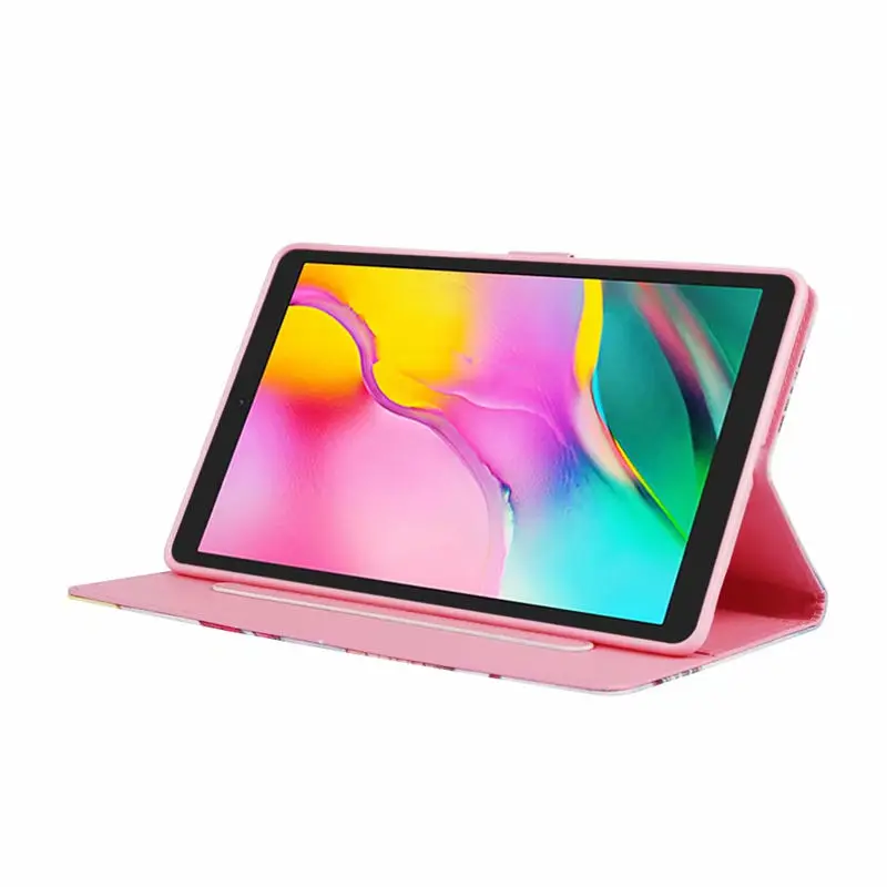 Чехол для samsung Galaxy Tab A 10,1 T510 T515 SM-T510 SM-T515 чехол для планшета Модный чехол с рисунком медведя Совы+ пленка
