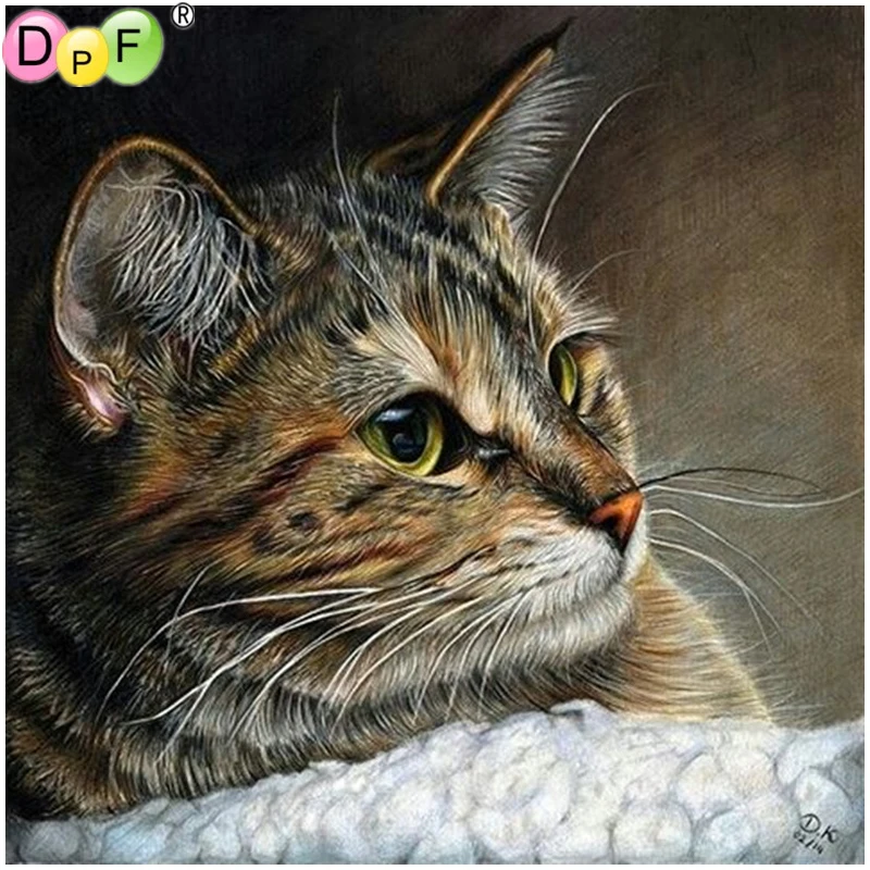 DPF DIY pussy 5D мозаика полноразмерная картина из страз вышивка крестиком рукоделие