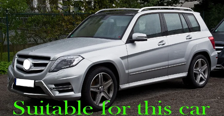 Для Mercedes-Benz GLK-CLASS X204 GLK300 GLK260 2008-2015 алюминиевый сплав и Ткань задняя крышка экрана