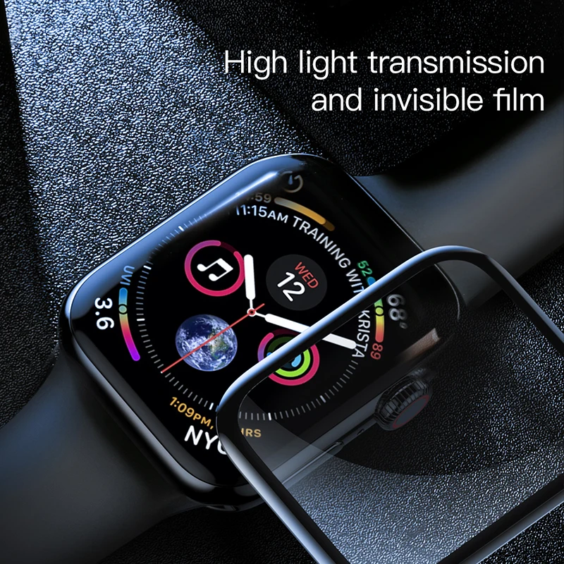 Защитная пленка Baseus 9D для iWatch 3 2 1 i Watch из закаленного стекла для Apple Watch 3 2 1 серии 38 мм 42 мм