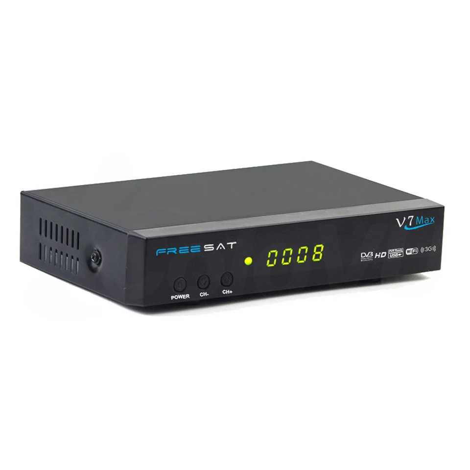 Freesat V7 Max Цифровой Спутниковые антенны HD DVB S/S2 FTA Декодер каналов кабельного