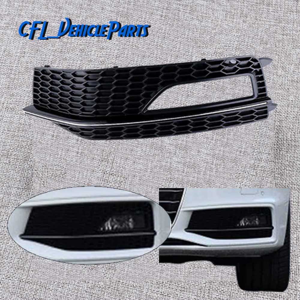 Передний левый бампер нижний противотуманный светильник гриль 8K0807681M 8K0807681P для