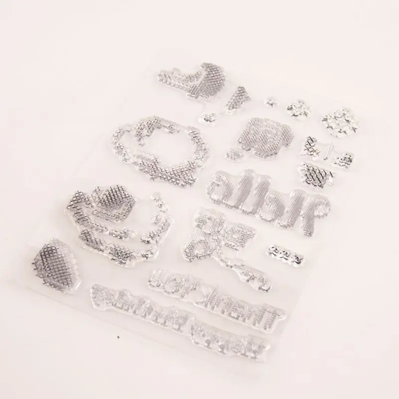 Здравствуйте спасибо с днем рождения силиконовый прозрачный Печатный штамп для