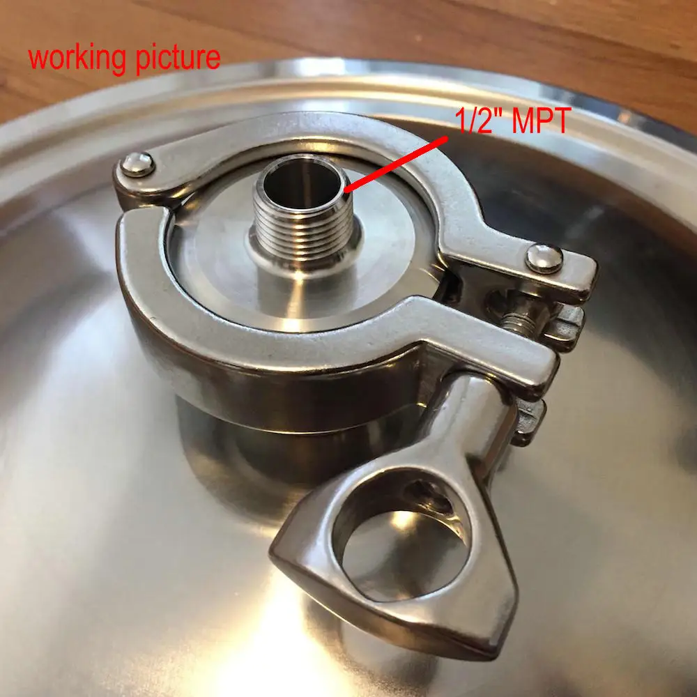 Homebrew санитарный роторный спрей-шар 1," TC и 1/2" MNPT очистка резервуара