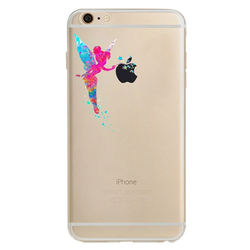 Для Apple iPhone 7 6 S Plus Чехлы мультфильм перо птицы животных Мягкий силиконовый чехол