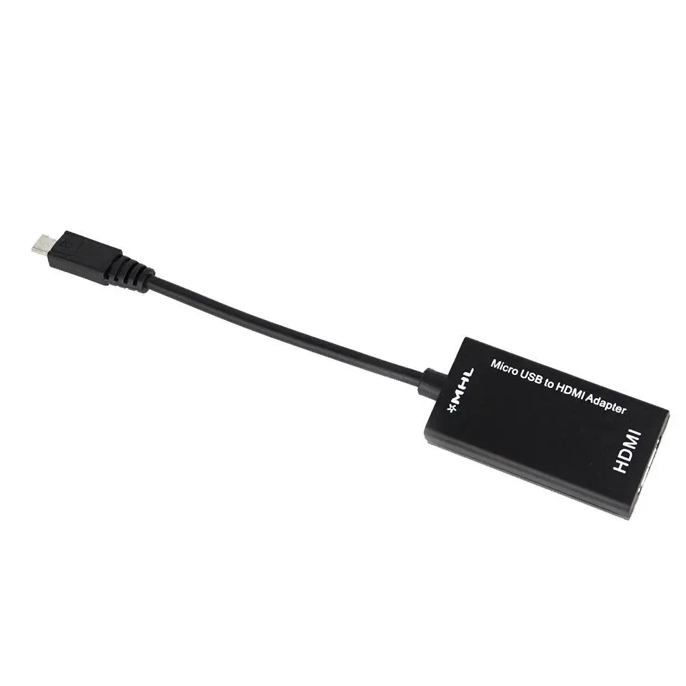 Micro USB к HDMI tv Out HD tv MHL Кабель-адаптер Черный Прочный Кабель-адаптер для телефона или планшета Smart Devices портативный