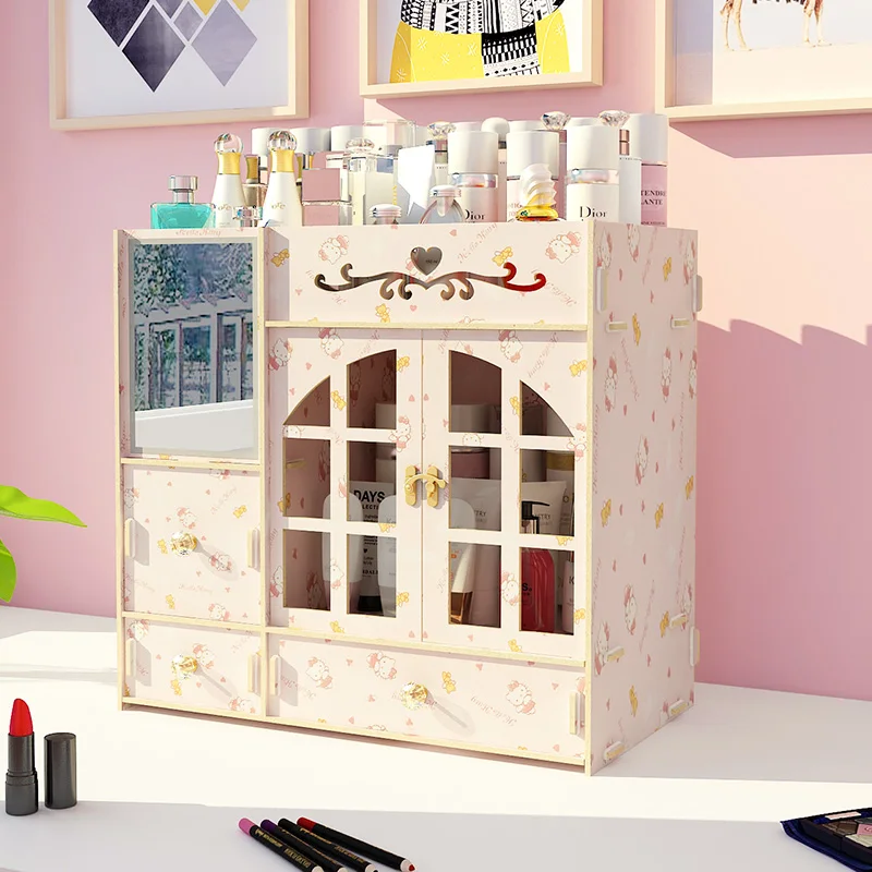 Новый деревянный органайзер для косметики косметические украшения спальни