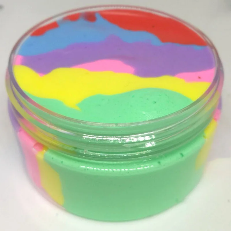 Цветная сказочная хлопковая слайм Slyme сделай сам цветная глина декомпрессионная