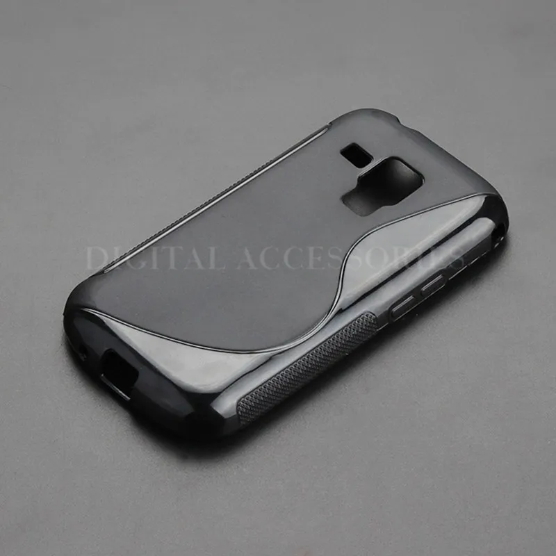 8 Color S-Line Skidding Gel TPU Slim Soft Case Back Cover For Samsung Galaxy S Duos S7562 Trend Plus S7580 S7582 silicone Cases | Мобильные