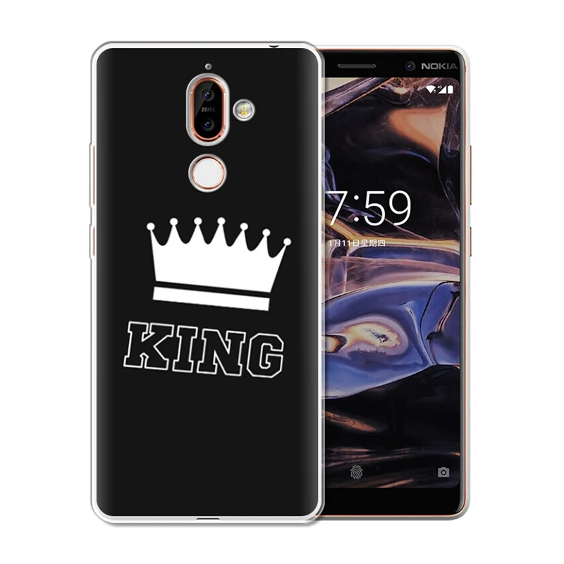 Чехол для Nokia 1 3 5 8 6 2 7 Plus 9 X6 2018 X7 X3 King cool Человек-паук Мстители Дэдпул 4 сова etui |