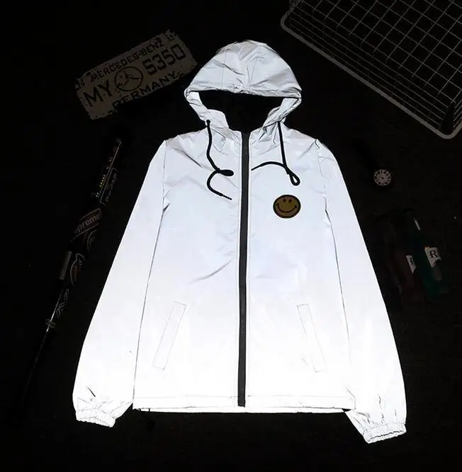 Мужская ветровка 3 м светоотражающая куртка Повседневная в стиле хип хоп