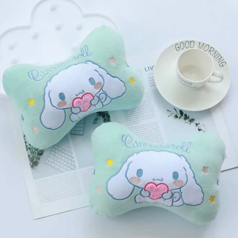1 пара caroon Стелла Cinnamoroll Собака Дораэмон автомобиль плюшевая подушка для шеи Покрытие ремня безопасности Новинка детская мягкая игрушка