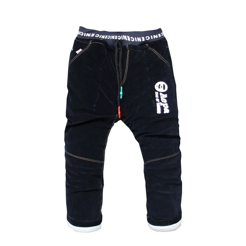 BibiCola Детские Теплые Брюки Осень Зима Руно Безногий Вязать Мальчики Девочки