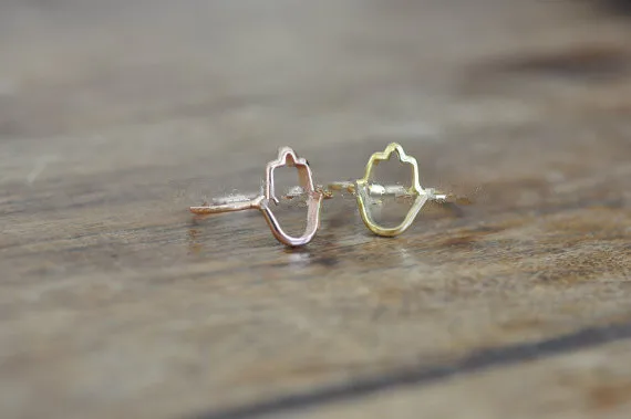 Мода высокое качество аксессуары хамса план кольцо Просто старинные ручной