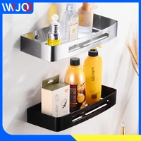 bathroom shelf organizer black stainless steel corner storage holder shelves bathroom wall mounted shower shampoo caddy basket