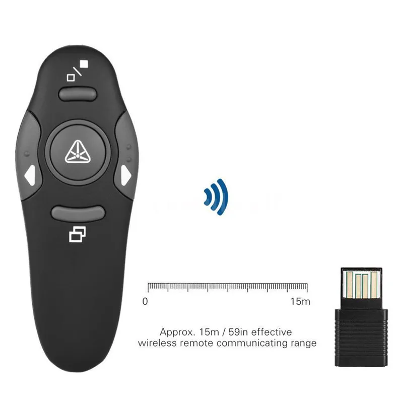 1 шт. 2 4 ГГц Беспроводная Презентация презентация ручка USB RF пульт дистанционного