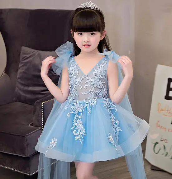 Женское свадебное платье с бабочками Angel blue повседневное летнее без рукавов из