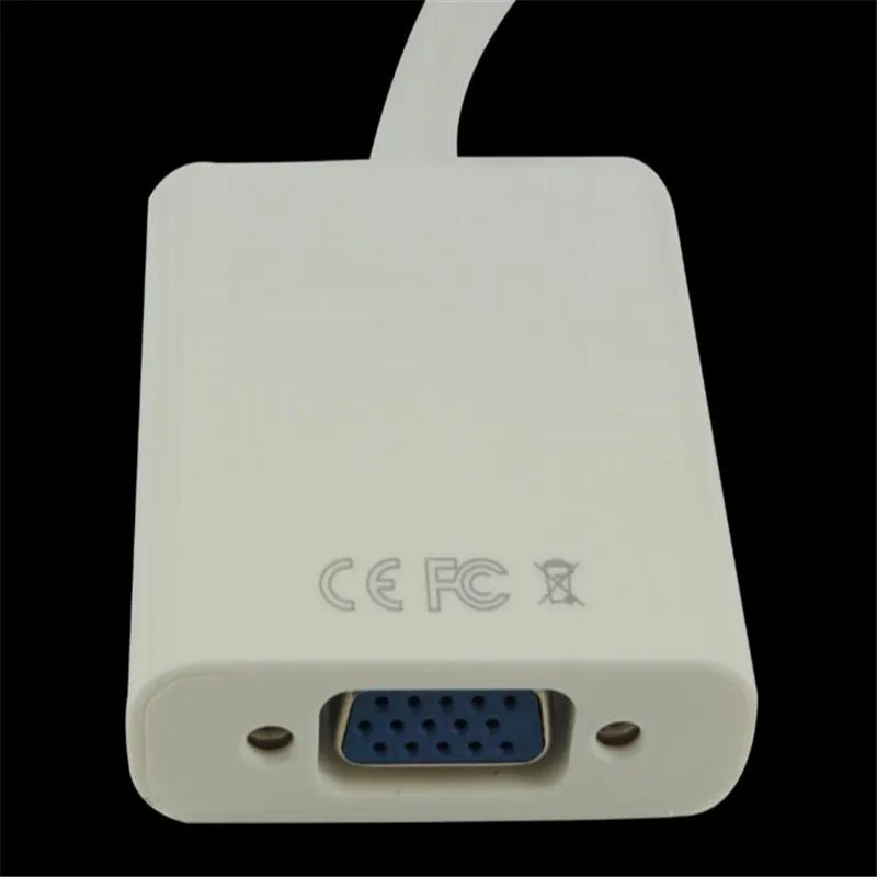 Видеоадаптер BESIUNI Mini DP 1080p с интерфейсом Thunderbolt для кабелей VGA Apple|dp to vga adapter|dp vgamini