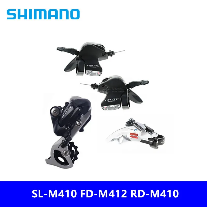 Оригинальный катушки SHIMANO ALIVIO SL M410 FD M412 RD горный велосипед 8/24 скорость передачи