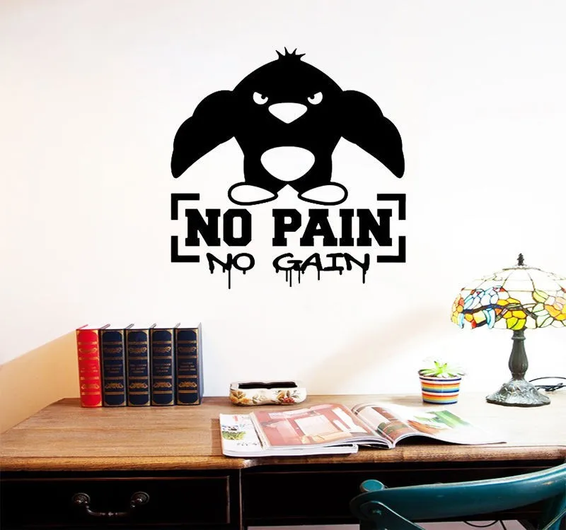 Виниловая настенная наклейка на стену для тренажерного зала|home decor|fitness centrewall sticker