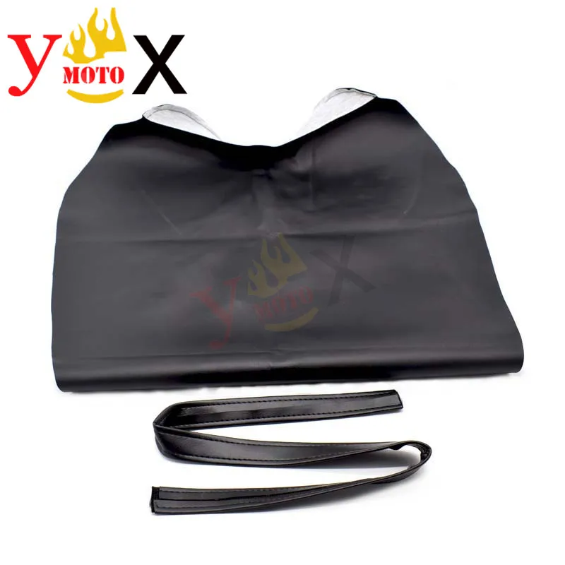 Защитный чехол для мотоцикла черный из искусственной кожи|Чехлы на сиденья| |