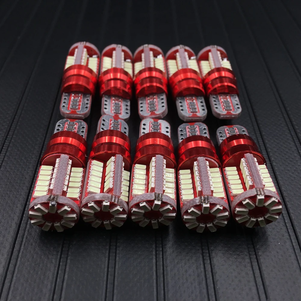 Супер яркий Canbus T10 194 168 W5W 3014 57 светодиодный SMD 2 Вт автомобильный боковой Клин Авто