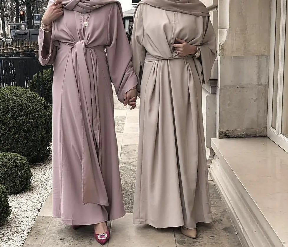 Женское длинное платье для вечерние Abaya, Дубайский кафтан, мусульманское платье макси, Рамадан, джилбаб, исламский коктейль, кафтан, Арабска...