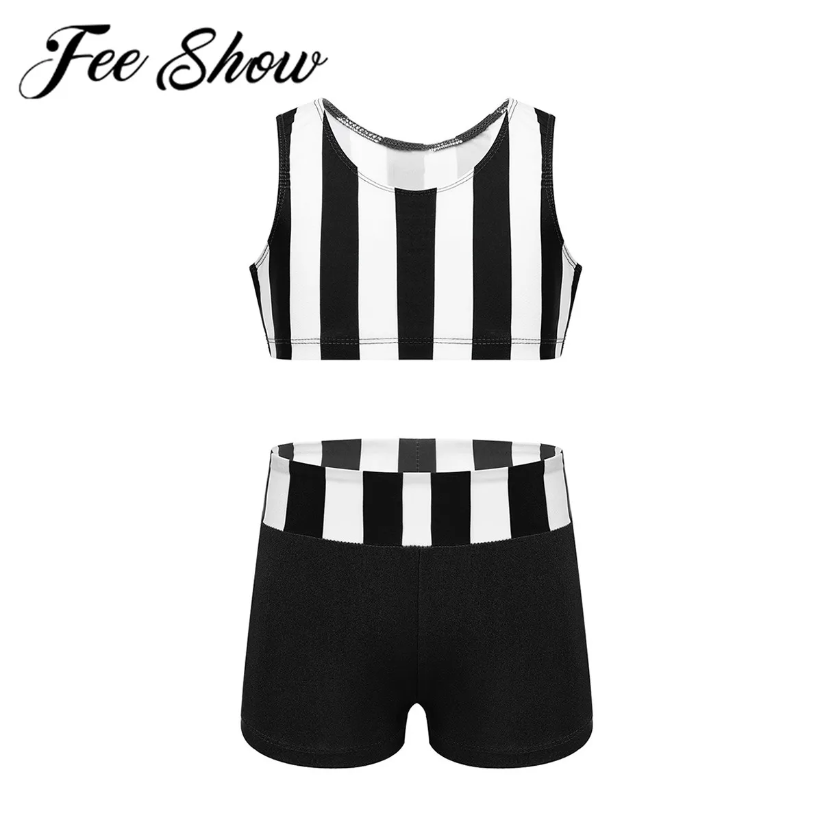 FEESHOW/детский гимнастический купальник для девочек Костюм Балерины спортивная