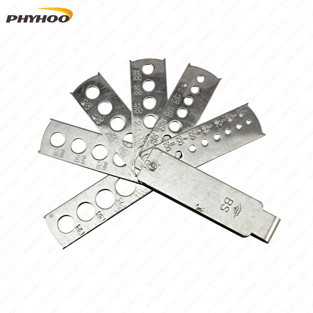 

Free Shipping 6pics Gemstone Jewelry Diamond Measuring Foot Size Caliper Tool