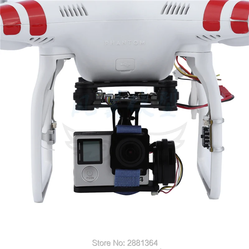 Новинка для экшн-камеры Gopro SJCAM XIAOMI YI Eken 2-Aixs 2D бесщеточный карданный камеры F450 F550