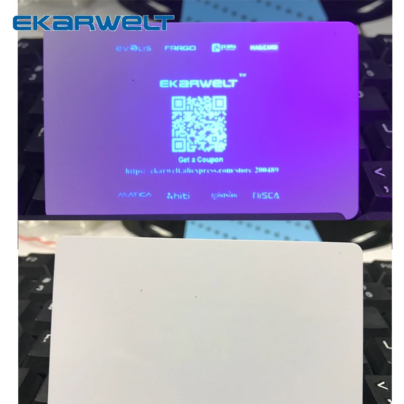 Zebra blue uv невидимая лента 1000 принтов для Javelin P310 P330i P430i J310 J330i J420i карточные