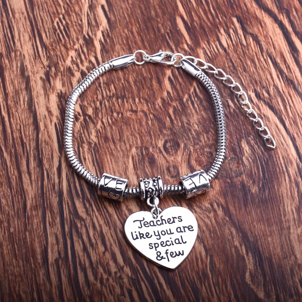 Браслеты с подвесками в виде сердец для преподавателей | Украшения и аксессуары