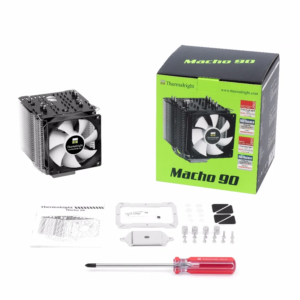 Thermalright Macho 90 компьютерные кулеры AMD Intel cpu Радиатор/охлаждение LGA 775 1366 AM3 AM4 FM2 FM1 кулеры/вентилятор