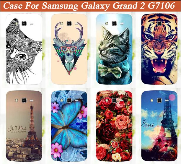 Новое поступление Модный цветочный дизайн с животными сделай сам жесткий чехол