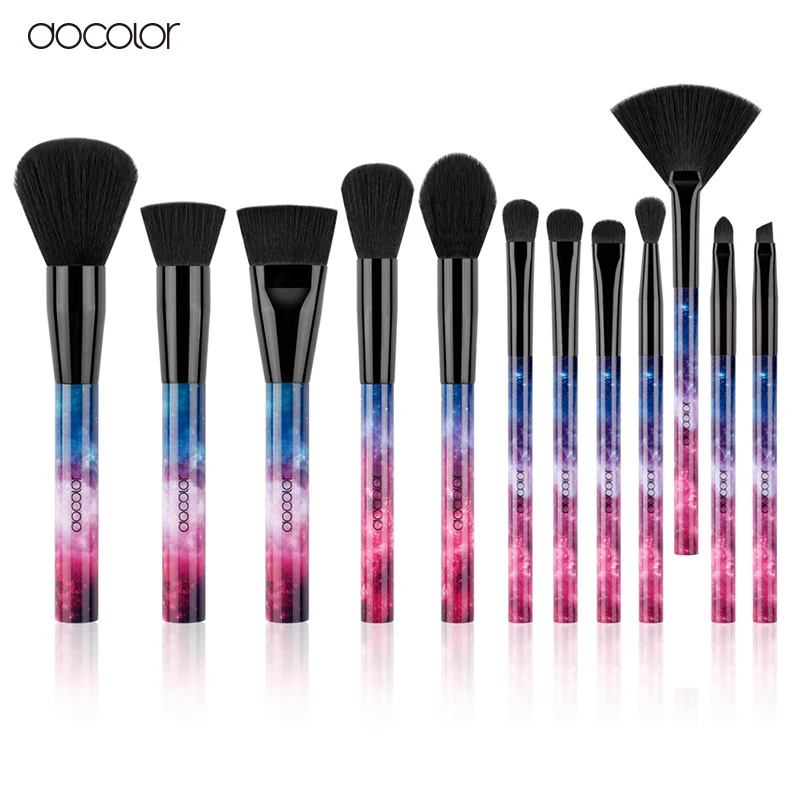 Docolor Новое поступление 12 шт. Звездные кисти для макияжа Набор модных