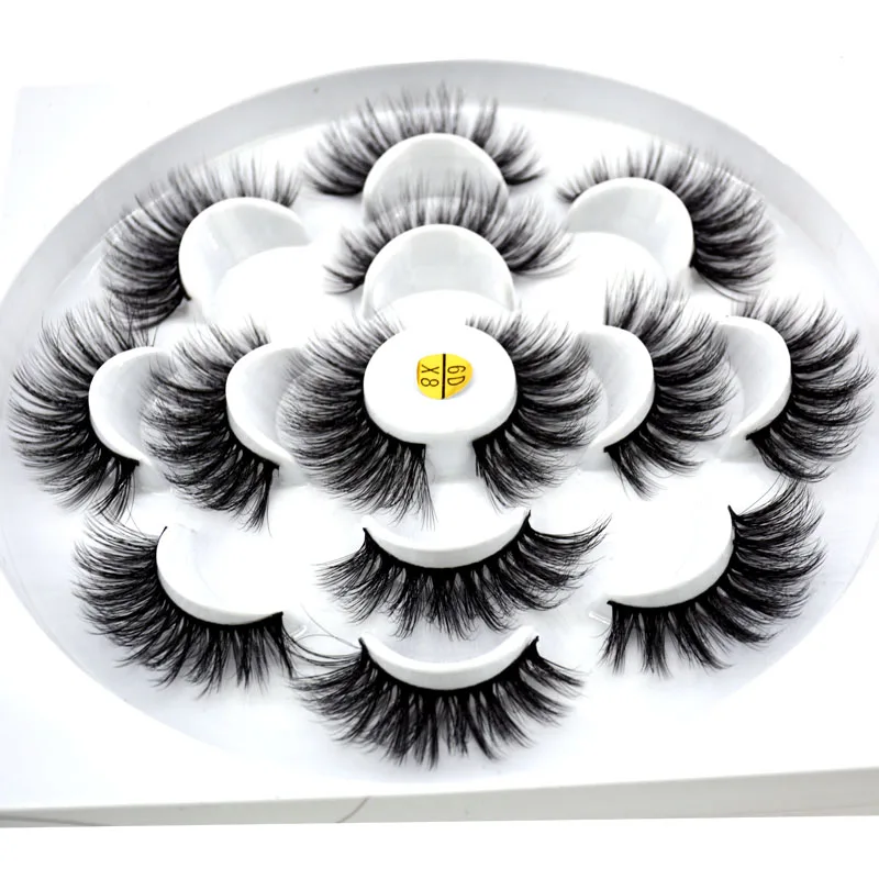 5D норковые ресницы толстые ручной работы накладные новый стиль натуральные 2019 |