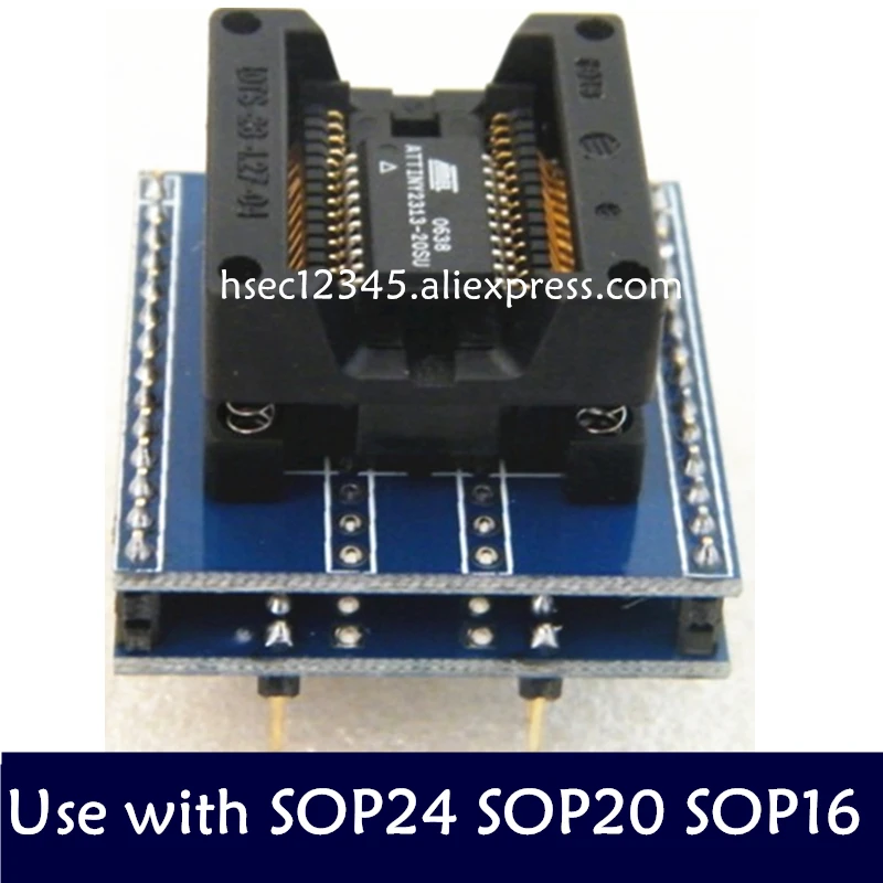 Переходник SOP28 на DIP28 с двойным разъемом для печатной платы 300mil SOIC28 адаптер