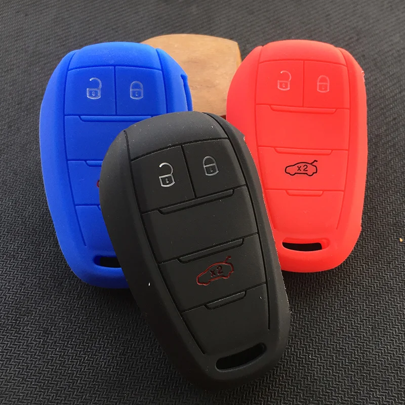 Силиконовый резиновый чехол для автомобильного ключа ZAD защитный ALFA Romeo Giulia Stelvio