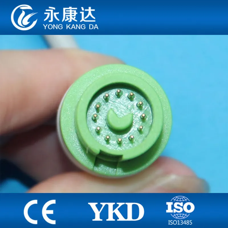 Fukuda Denshi Dynascope DS-5100 5 lead ecg cable IEC Clip |