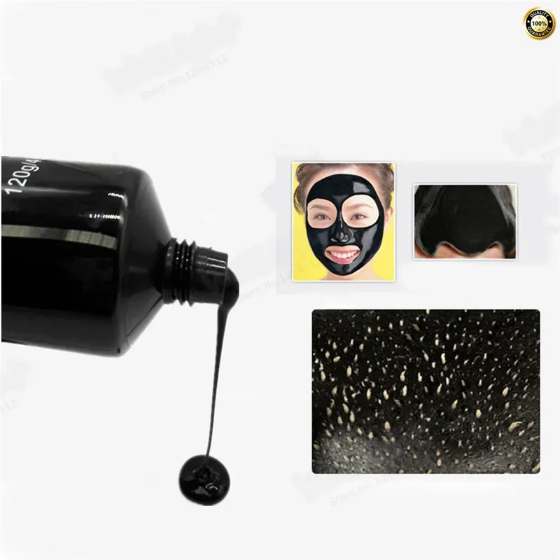 Бамбуковый уголь сильная всасывающая черная маска для лица нос угрей очиститель
