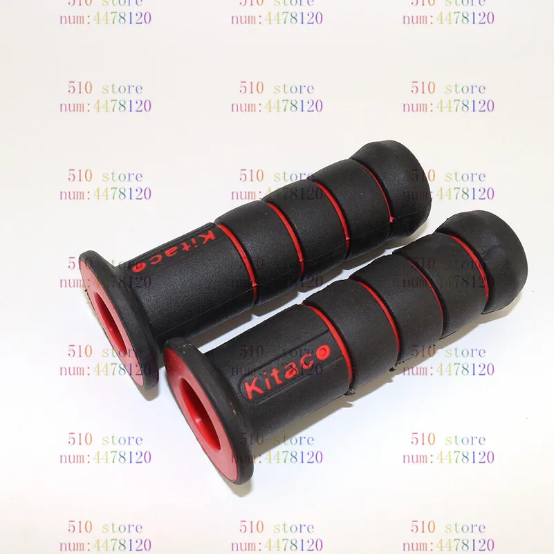 red color Universal Handlebar Grips MOTO GP Rubber Dual Compound bar Grip For YAMAHA DT230LANZA PW50 PW80 RT100 | Автомобили и