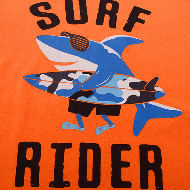 ZSIIBO Детские футболки для мальчиков костюм летние хлопковые Модные топы с