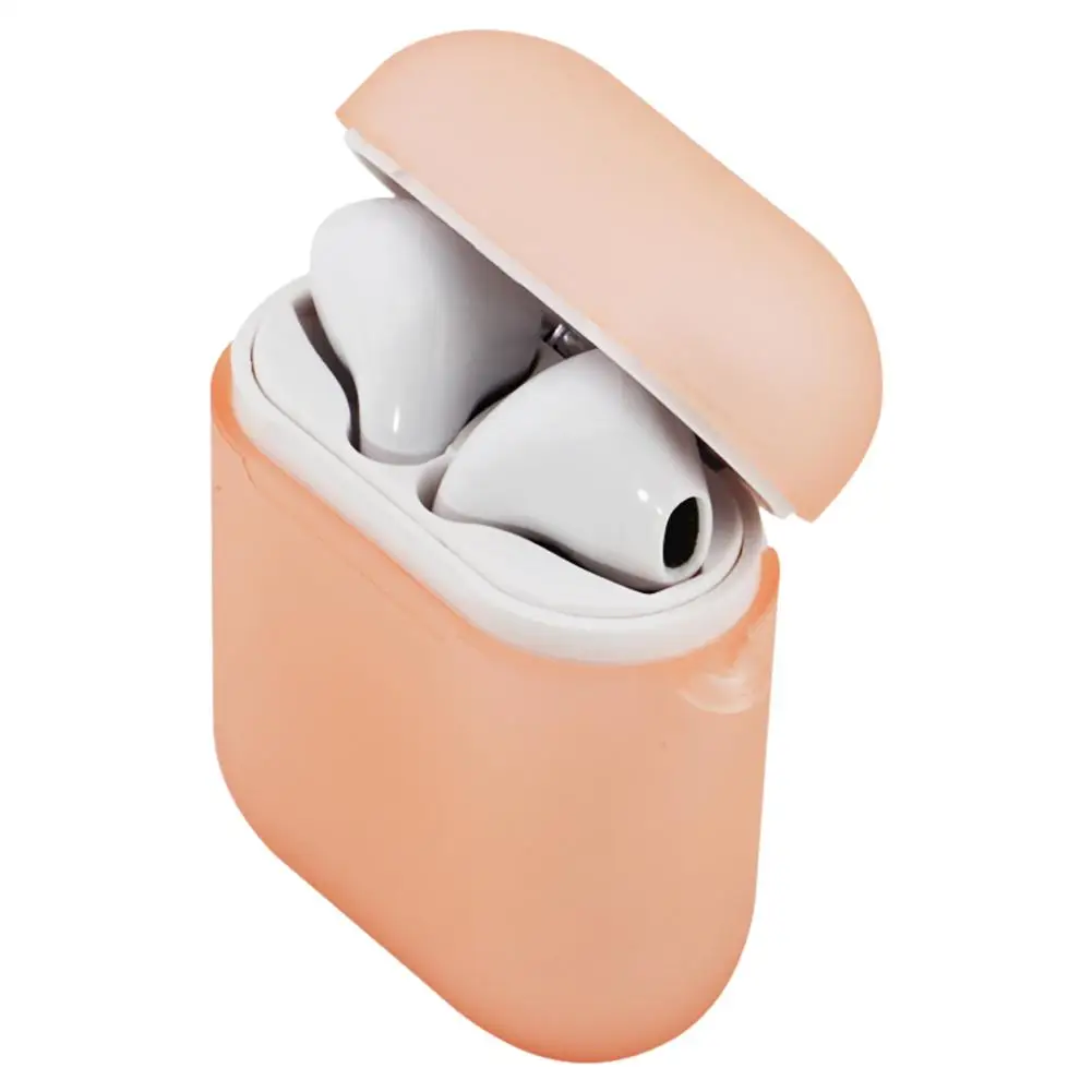 Высококачественный защитный чехол для Airpods bluetooth-гарнитура полупрозрачный