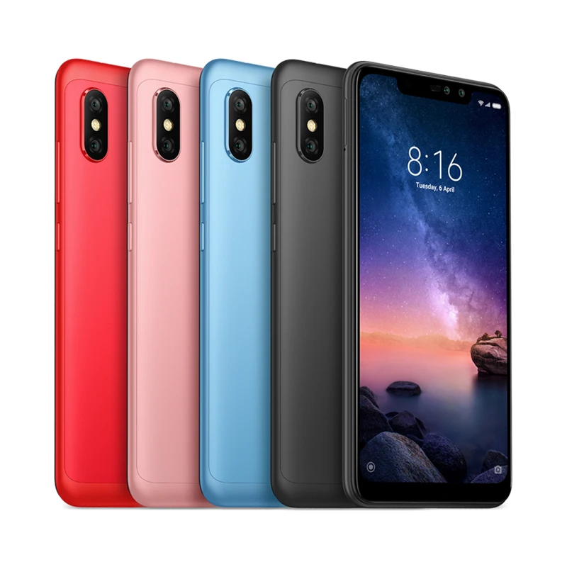 Глобальная версия Xiaomi Redmi Note 6 Pro 3 ГБ 32 Смартфон Snapdragon 636 Octa Core 26 &quotполный Экран 12MP +