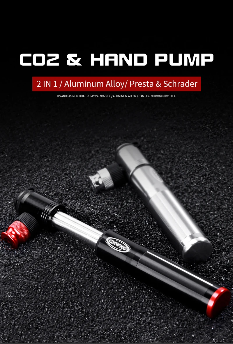 160psi Schrader Presta клапан велосипедный насос дорожный велосипед Co2 комбо мини портативный насос MTB Велоспорт CNC ручной насос воздушный насос