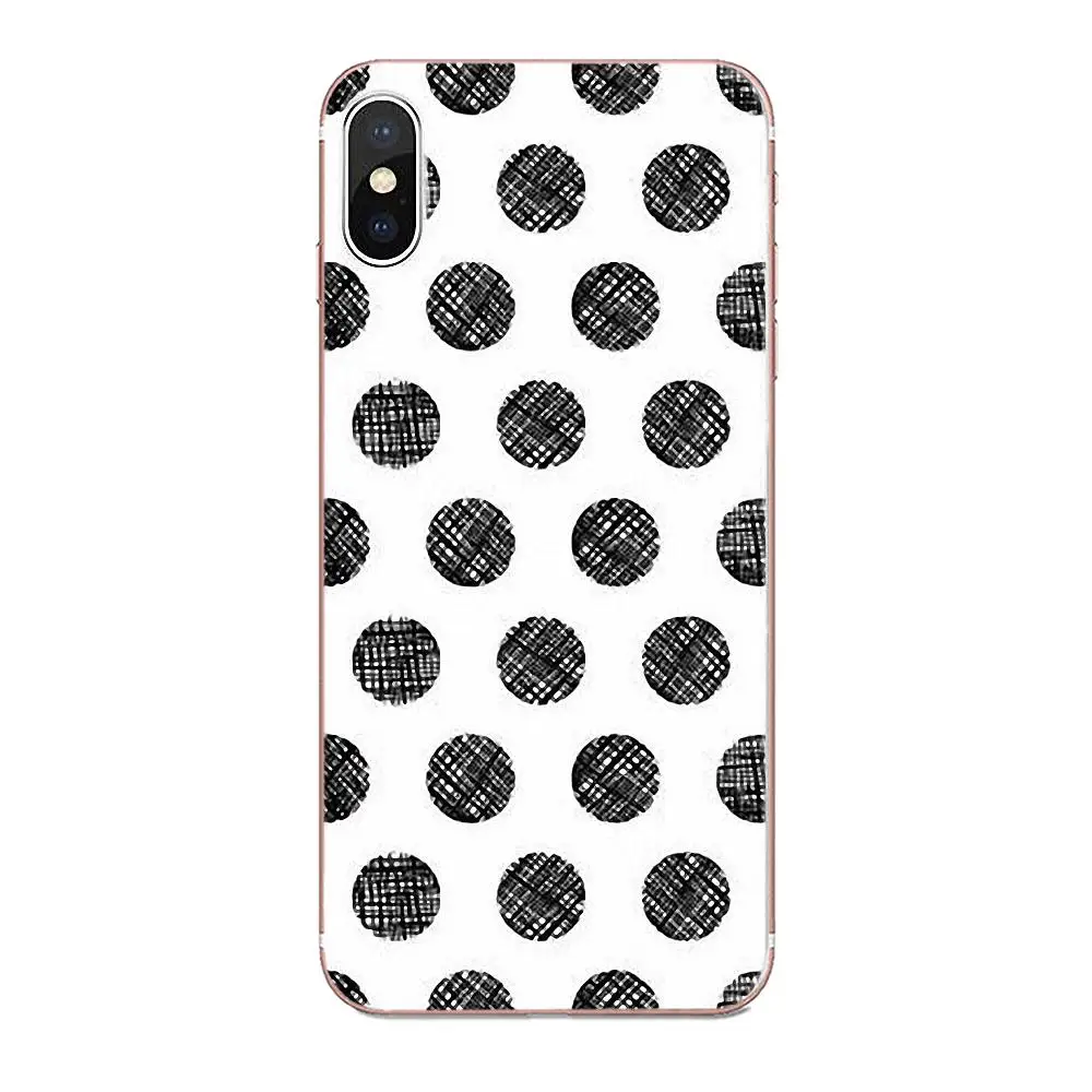Чехол в горошек для Xiaomi Redmi Note 2 3 3S 4 4A 4X 5 5A 6 6A Pro Plus Мягкий чехол с