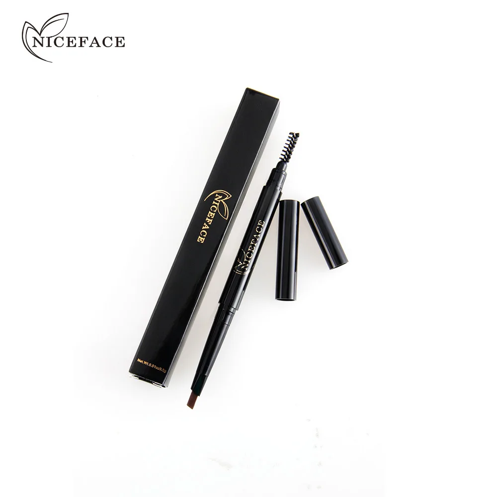 Автоматический карандаш Niceface с двойной головкой для увеличения бровей