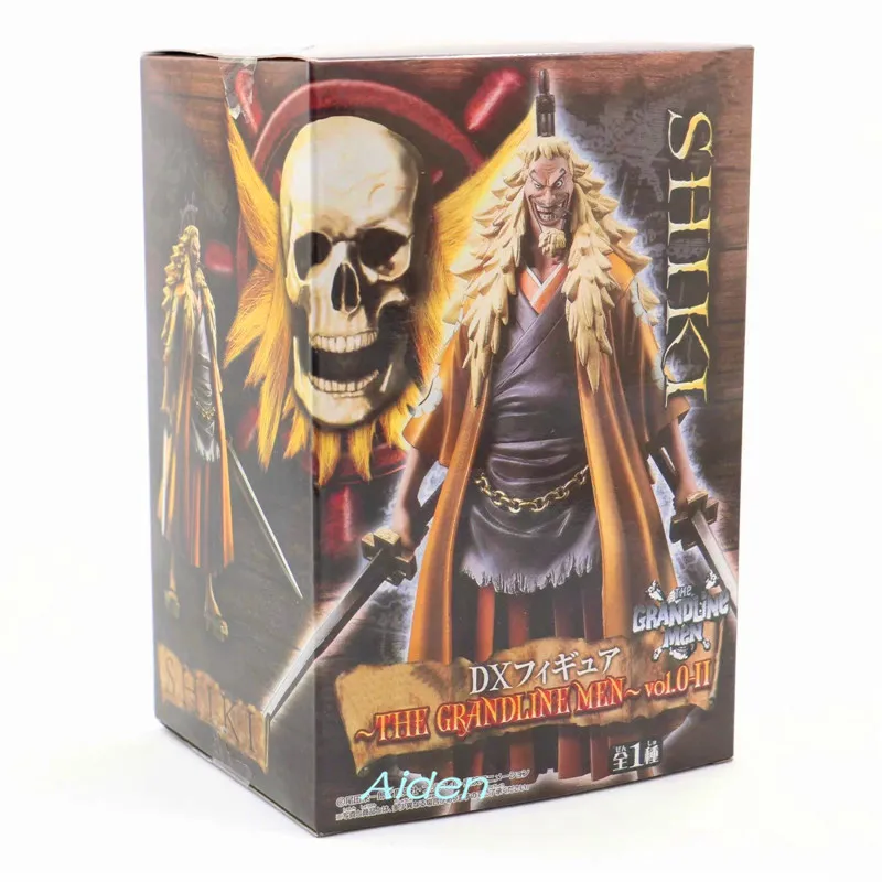 Аниме one piece The Grandline men Vol.0 II Shiki Whitebeard Пираты ПВХ фигурка Коллекционная модель